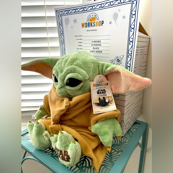 Build A Bear - Star Wars / Mandalorian Baby Yoda / The Child Plush Toy - Picture 3 of 3